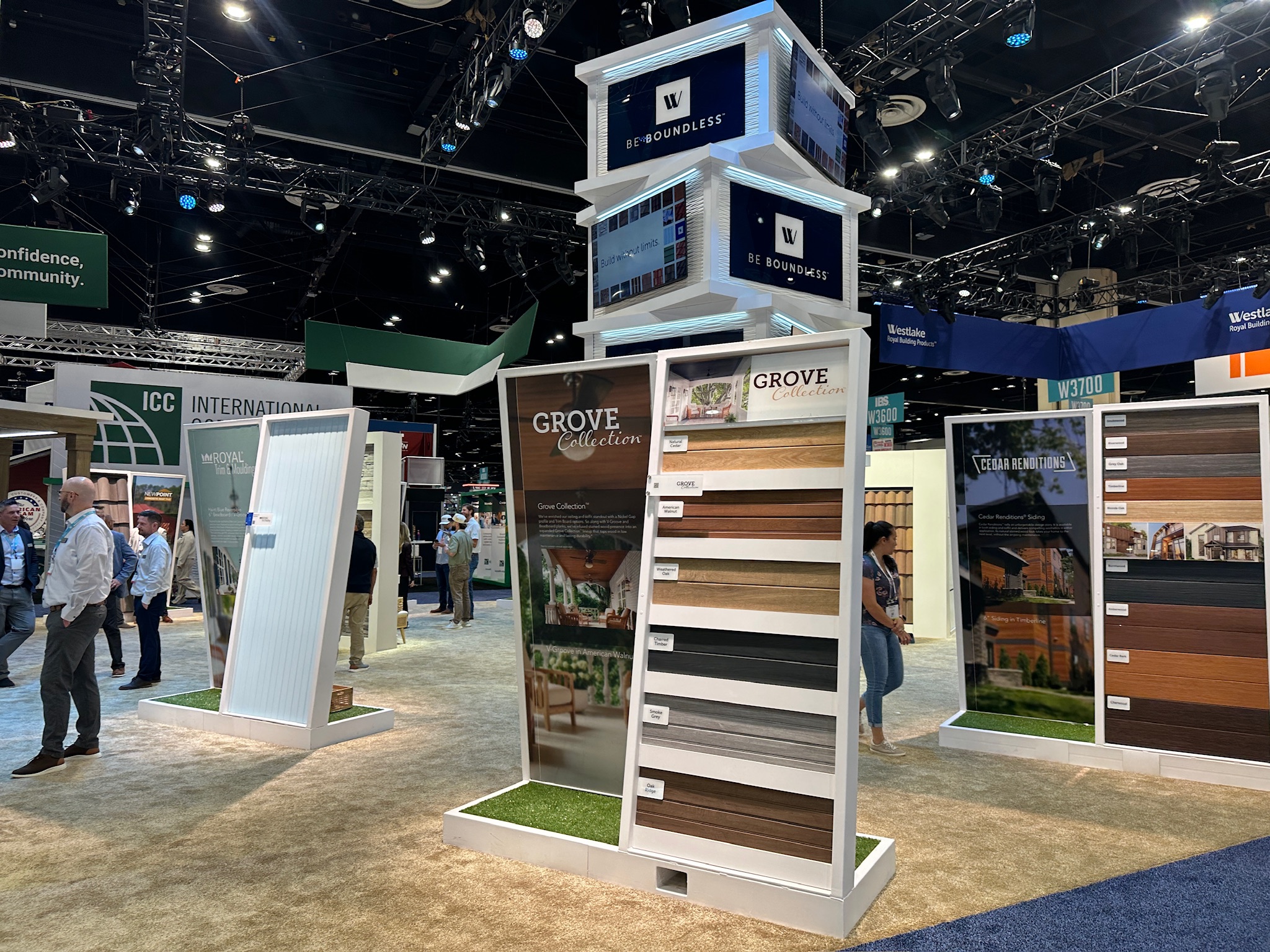 Westlake Royal booth at the International Builders' Show