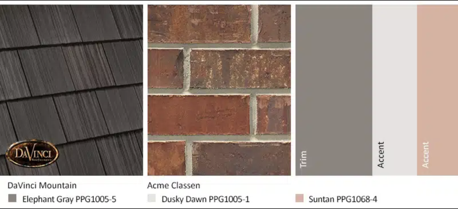 Lighter colors paired with red brick make a bold statement.