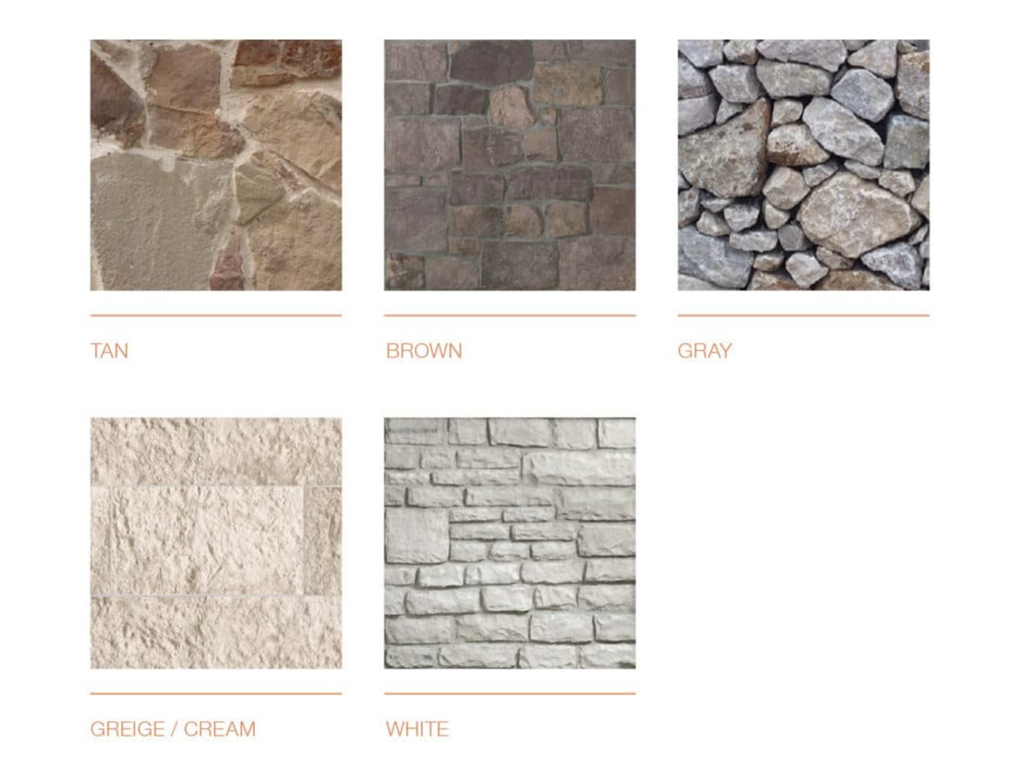 a variety of texture