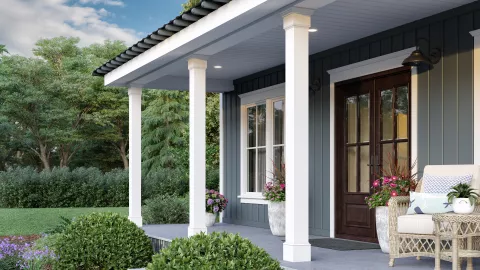 Column on Front Porch