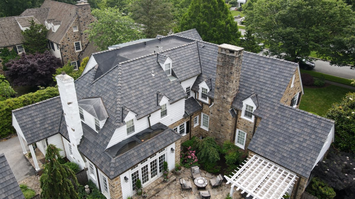 top view of roof