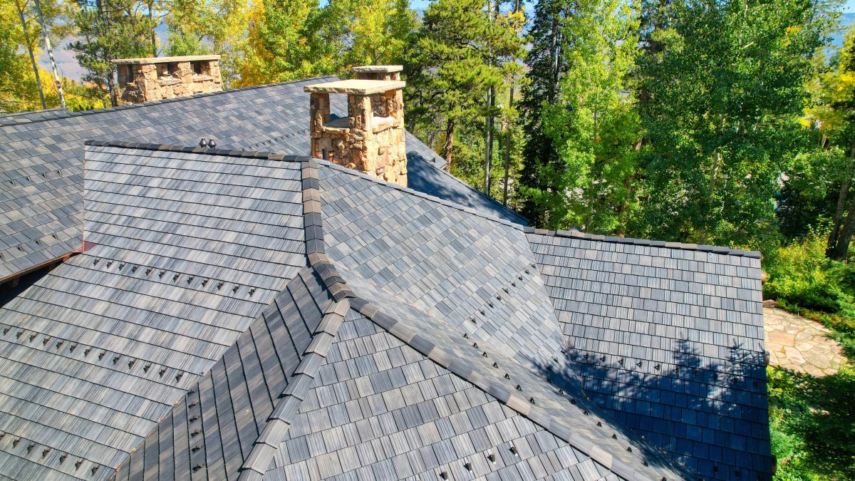 A house using DaVinci roofing
