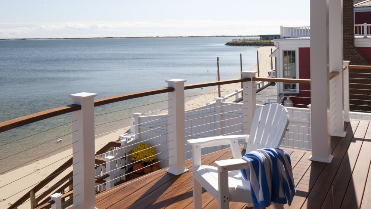 deck on beach