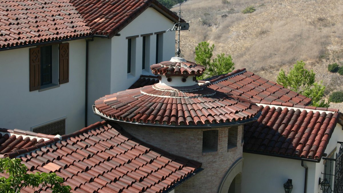 view of corner of roof