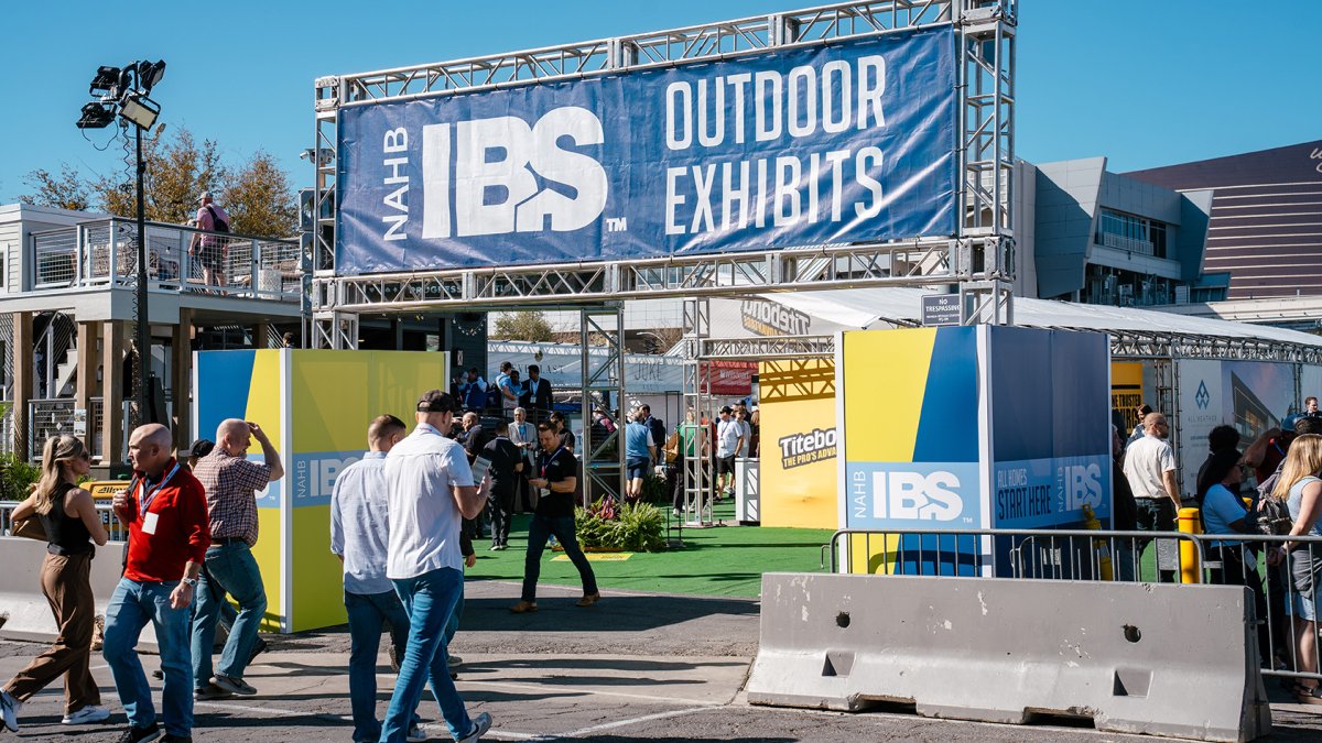 Entrance to the International Builders' Show Outdoor Exhibitis