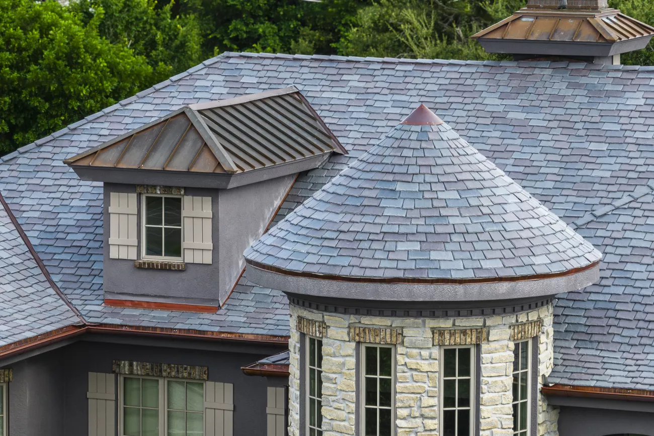 A house using DaVinci roofing