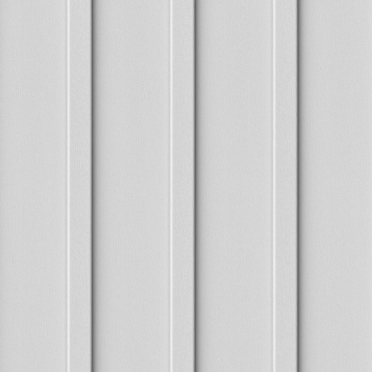 Close up product swatch of grey vertical siding