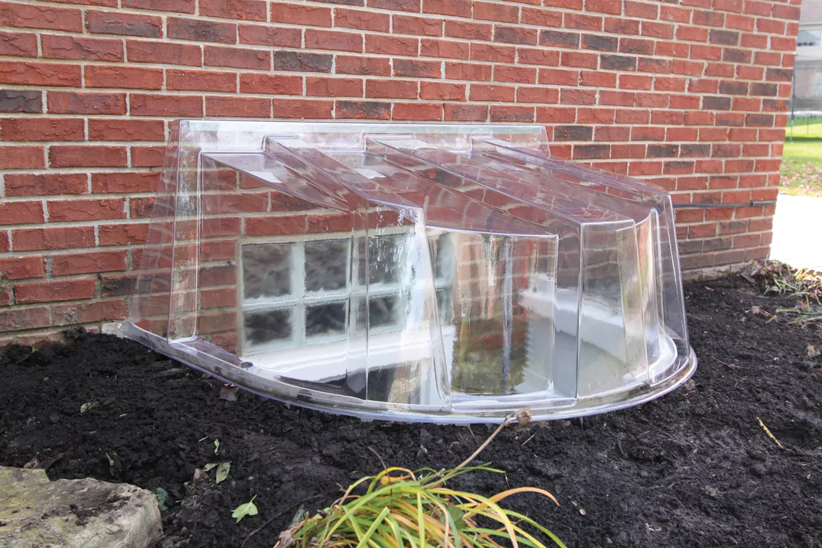 wellcraft egress system with brick