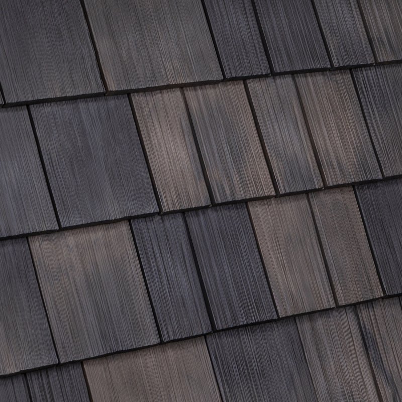 Black Oak Davinci Tile Swatch 