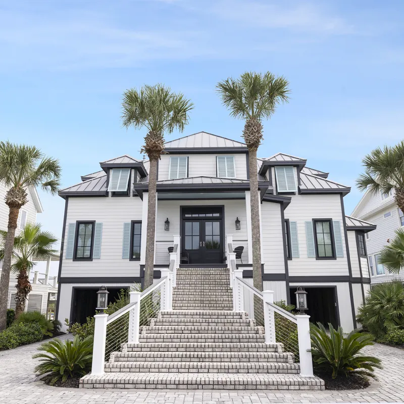 front facade of house
