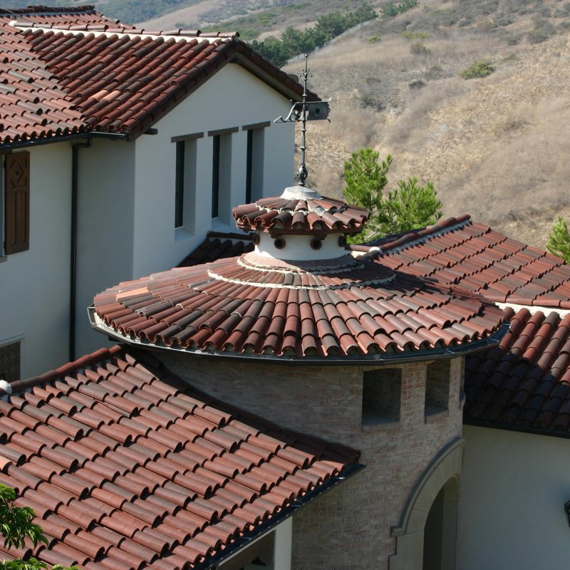 view of corner of roof