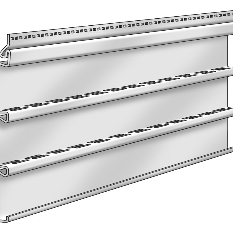 Triple Hidden Vent Soffit
