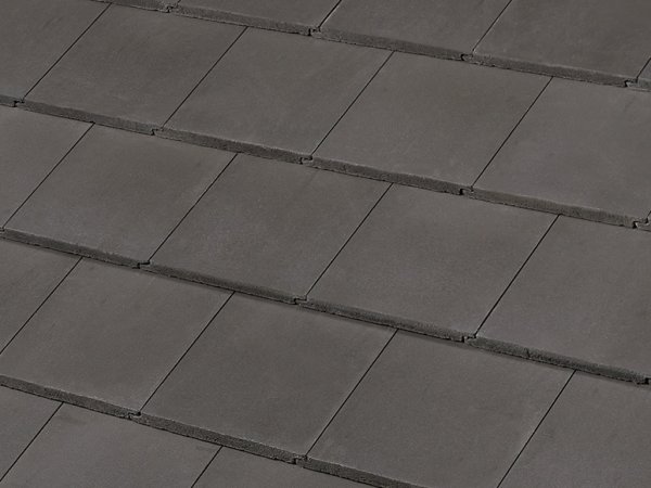 1FMCS1135 Saxony 900 Slate Dark Charcoal Blend Concrete Roof Tile